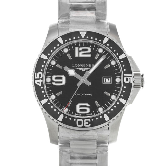 Hydro Conquest L3.730.4.56.6 Black LONGINES Men's [pre-owned].