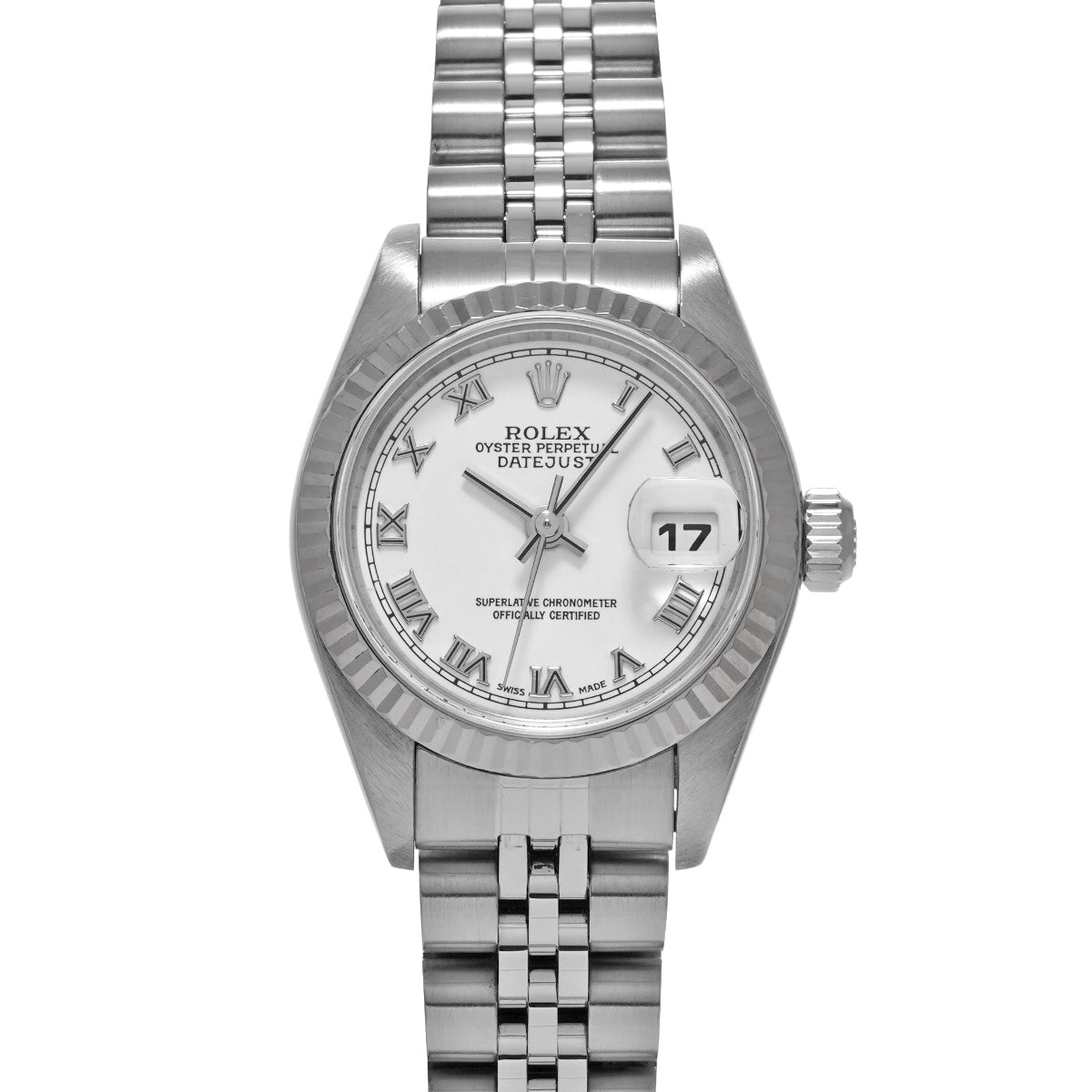 DATE JUST 79174 White ROLEX Ladies [Pre-Owned].