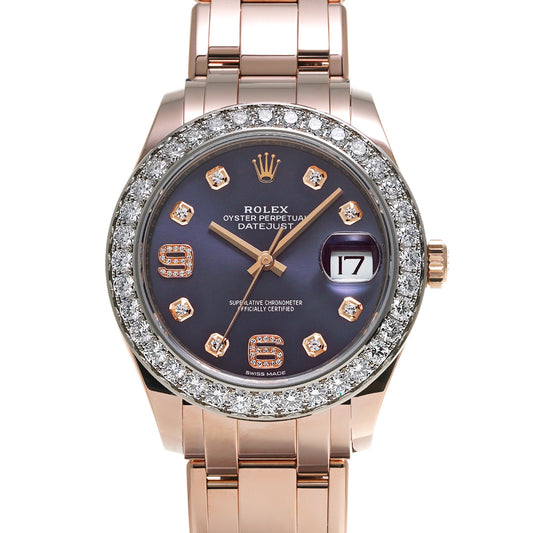 Datejust Pearlmaster 39 86285 Random Serial Purple/Diamond ROLEX Men's [Pre-Owned].