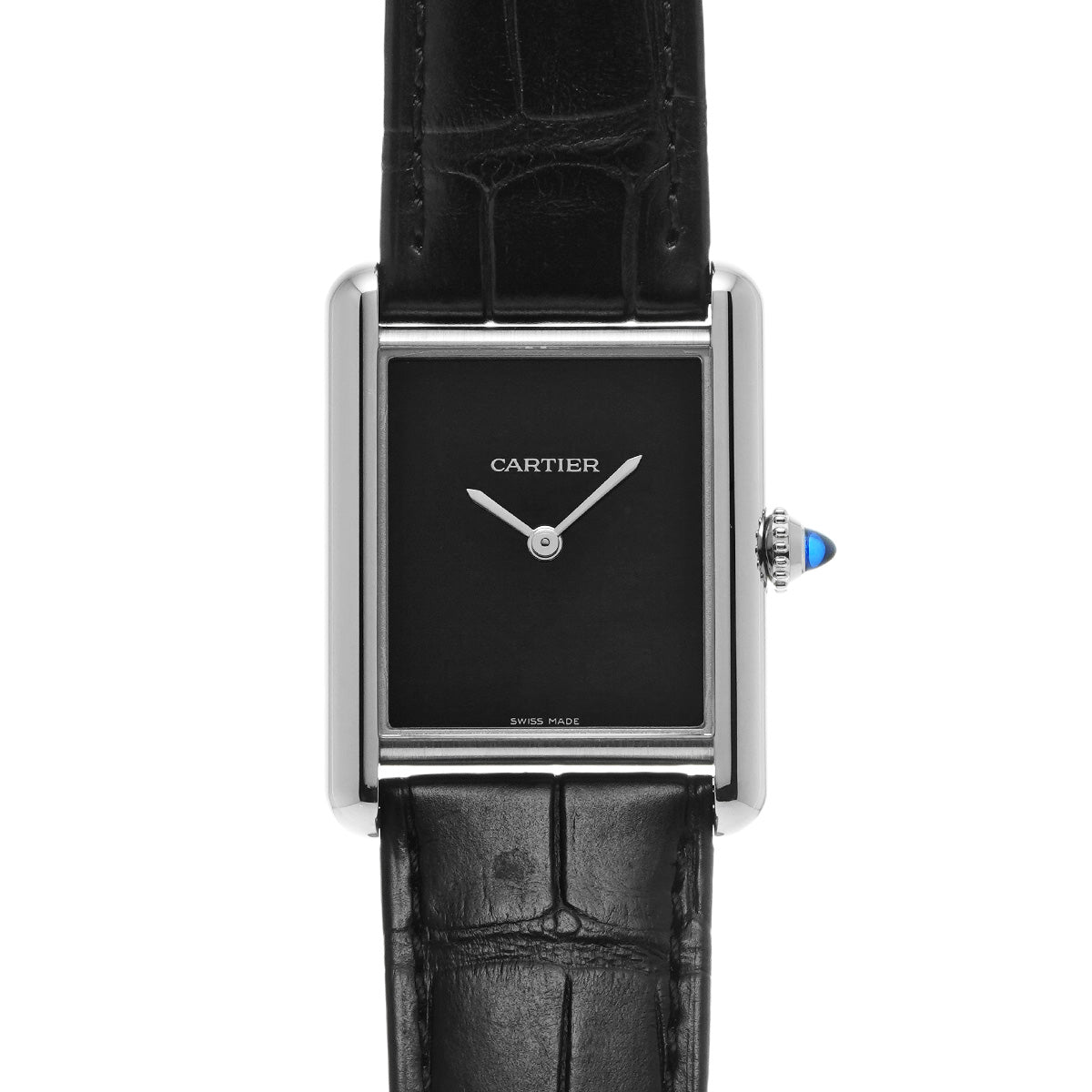 Tank Must de Cartier LM WSTA0072 Black Lacquer CARTIER Men's [Pre-Owned].