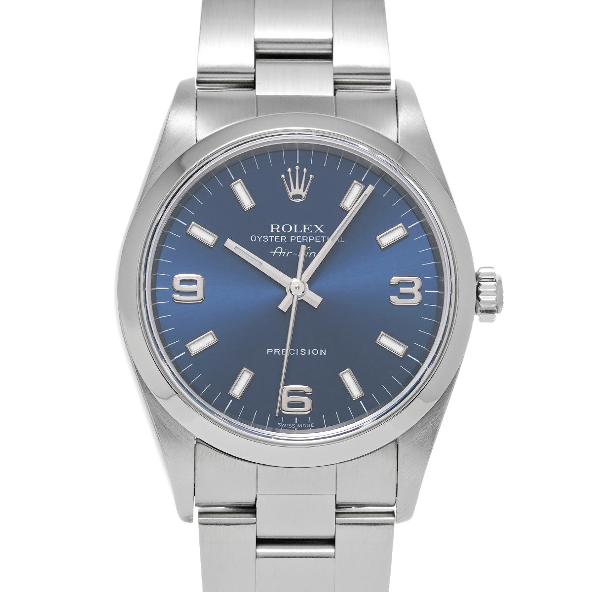 Air-King 14000 A (manufactured circa 1999) Blue ROLEX Men's [Pre-Owned].