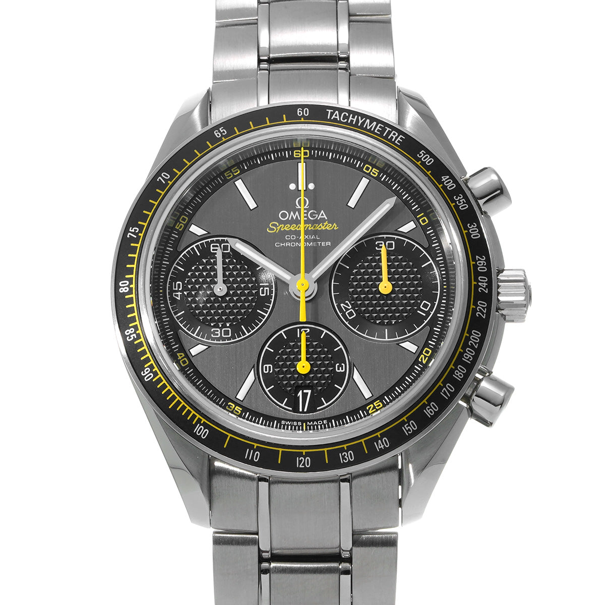 Speedmaster Racing Co-Axial 326.30.40.50.06.001 Gray/Black OMEGA Men's [Pre-Owned].