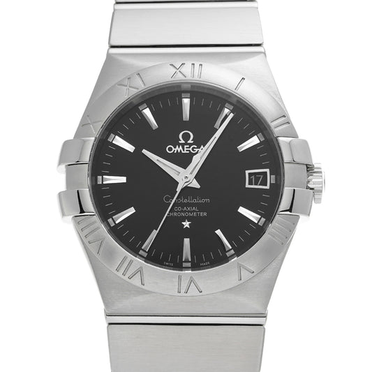 Constellation Co-Axial Chronometer 123.10.35.20.01.001 Black OMEGA Men's [pre-owned].