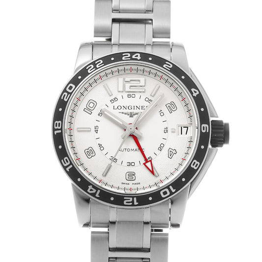 Sport Admiral GMT L3.668.4.76.6 Silver LONGINES Men's [Pre-Owned].
