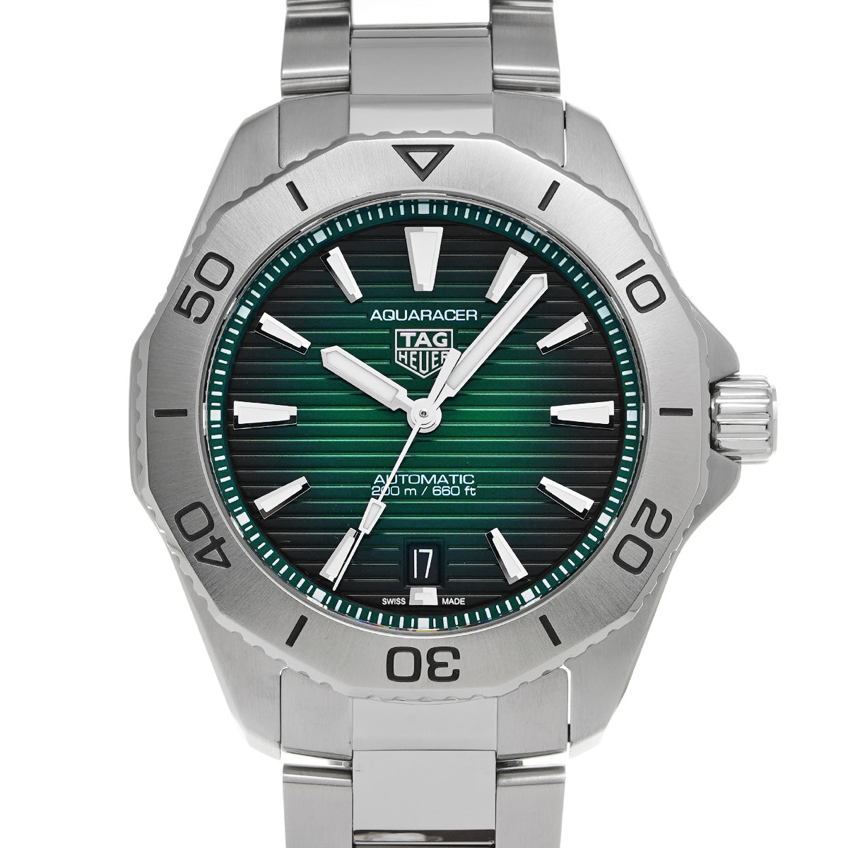 Aquaracer Professional 200 Date Calibre 5 WBP2115.BA0627 Green TAG HEUER Men's [Pre-Owned]