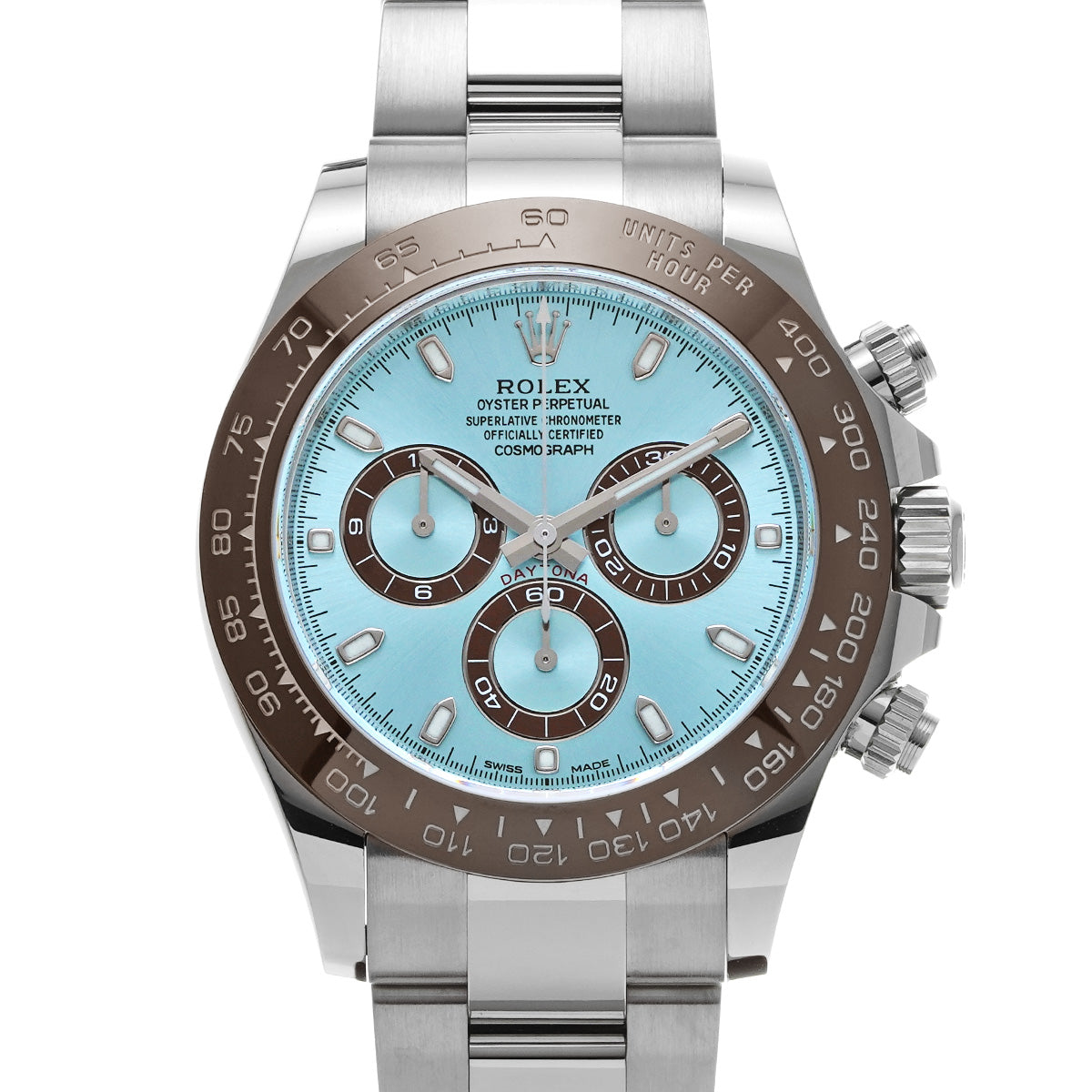 Cosmograph Daytona 116506 Random Serial Ice Blue/Chestnut Brown ROLEX Men's [Pre-Owned].
