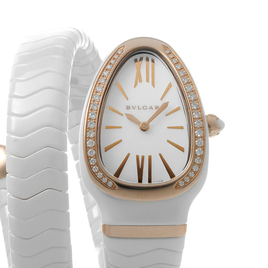 Serpenti Spiga SPC35WG White BVLGARI Ladies [Pre-owned].