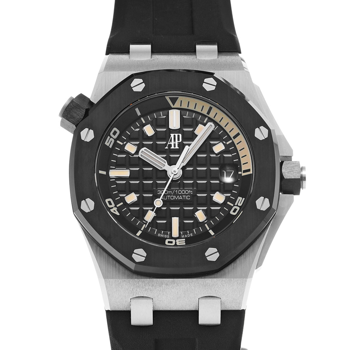 Royal Oak Offshore Diver 15720CN.OO.A002CA.01 Black AUDEMARS PIGUET Men's [Pre-owned]
