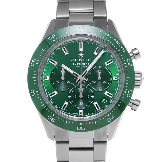 Chronomaster Sport Yoshida Special Edition 03.3107.3600/56.M3100 Green Lacquer ZENITH Men's [Pre-Owned].
