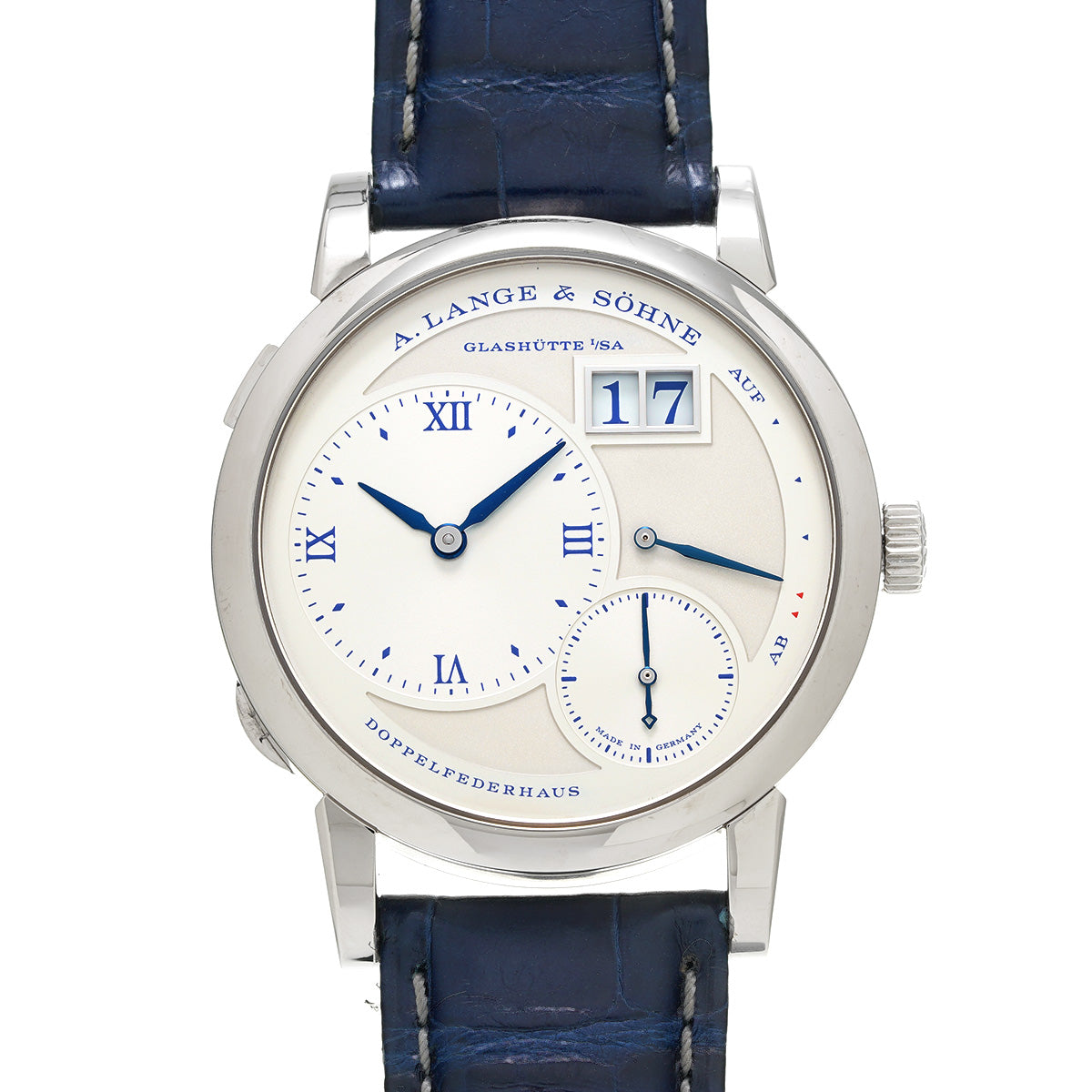 Lange 1 "25th Anniversary" 191.066 Silver A. Lange &amp; Sohne Men's [Pre-owned]