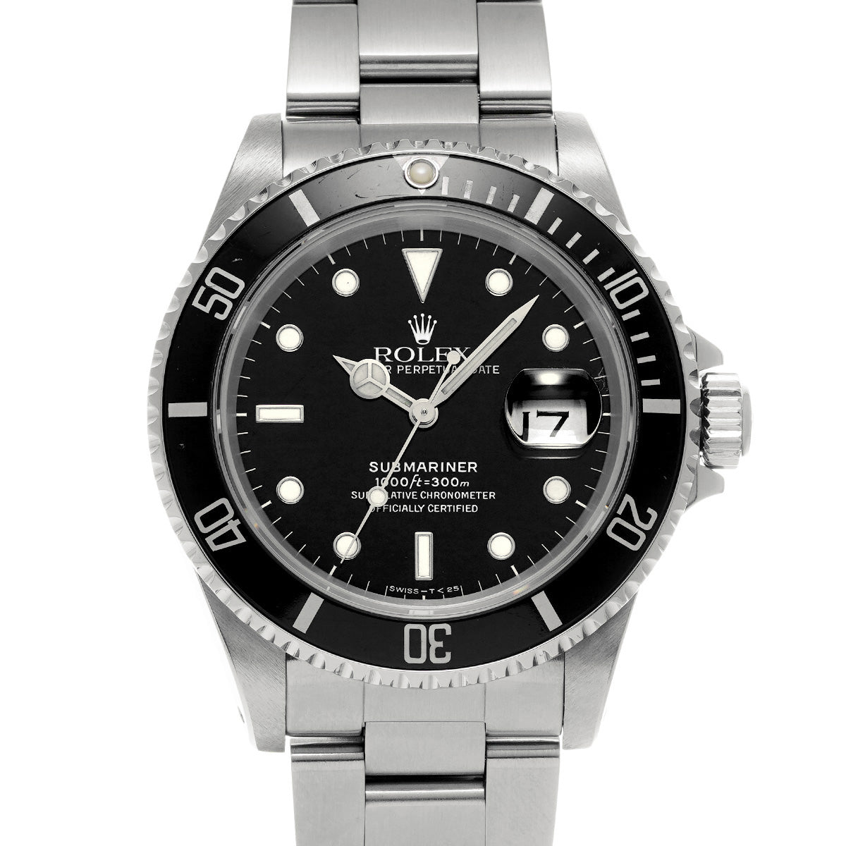 16610 Submariner Date E (manufactured circa 1990) Black ROLEX Men's [Pre-Owned].
