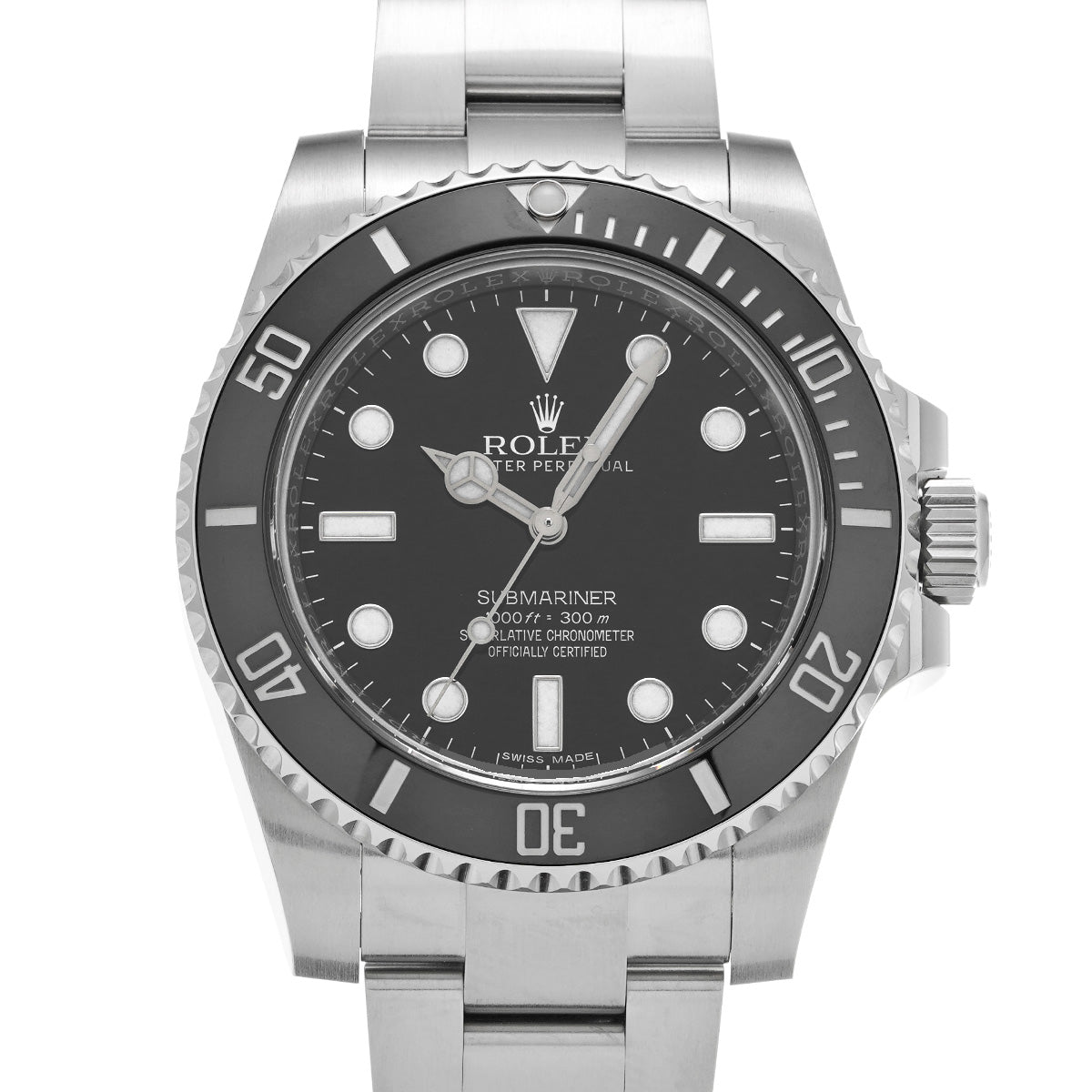 Submariner 114060 Random Serial Black ROLEX Men's [Pre-Owned].