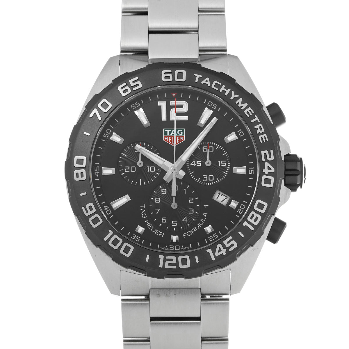 Formula 1 Quartz Chronograph CAZ1010.BA0842 Black TAG HEUER Men's [Pre-Owned].