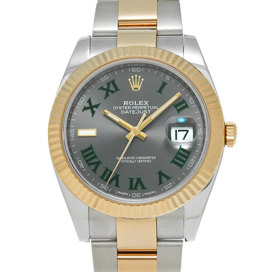 DATE JUST 41 126333 Gray ROLEX Men's [New].