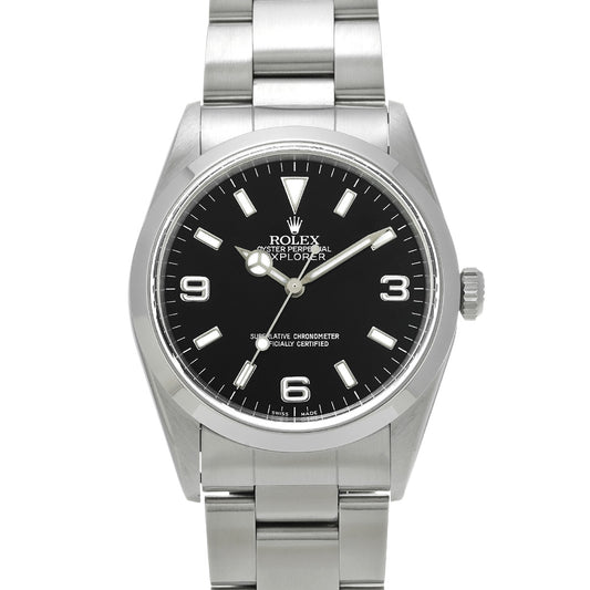 Explorer 14270 A (manufactured circa 1999) Black ROLEX Men's [Pre-Owned].