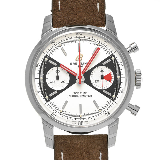 Top Time Limited Edition A23310121G1X1 White/Black BREITLING Men's [Pre-Owned].