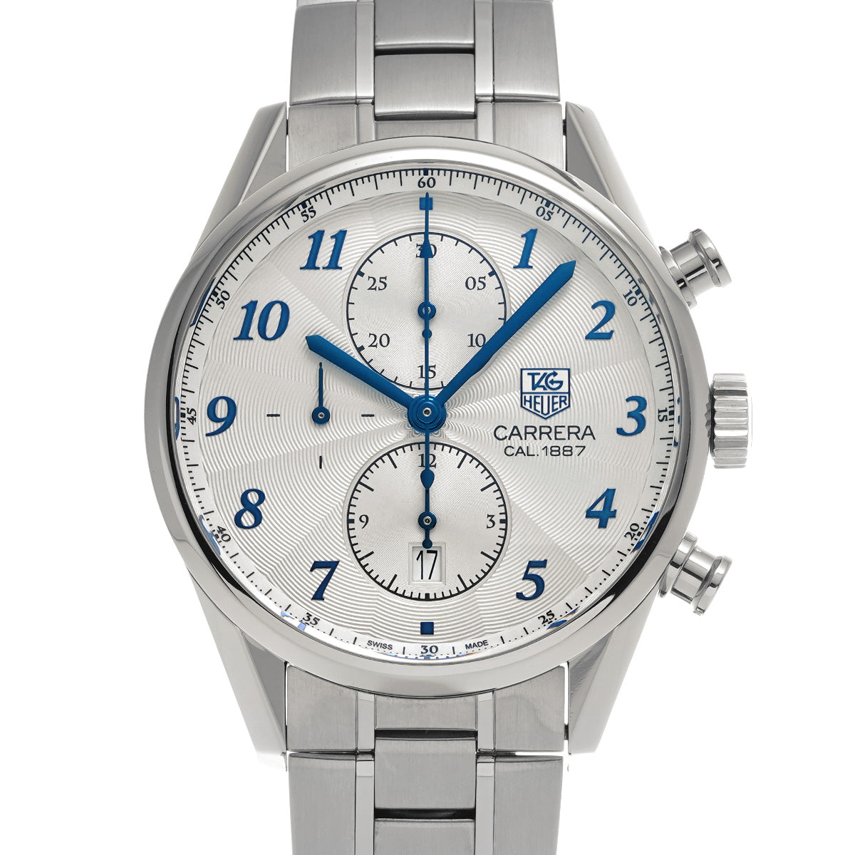 CARRERA Heritage Chronograph Calibre 1887 CAR2114.FC6292 Silver TAG HEUER Men's [Pre-Owned].