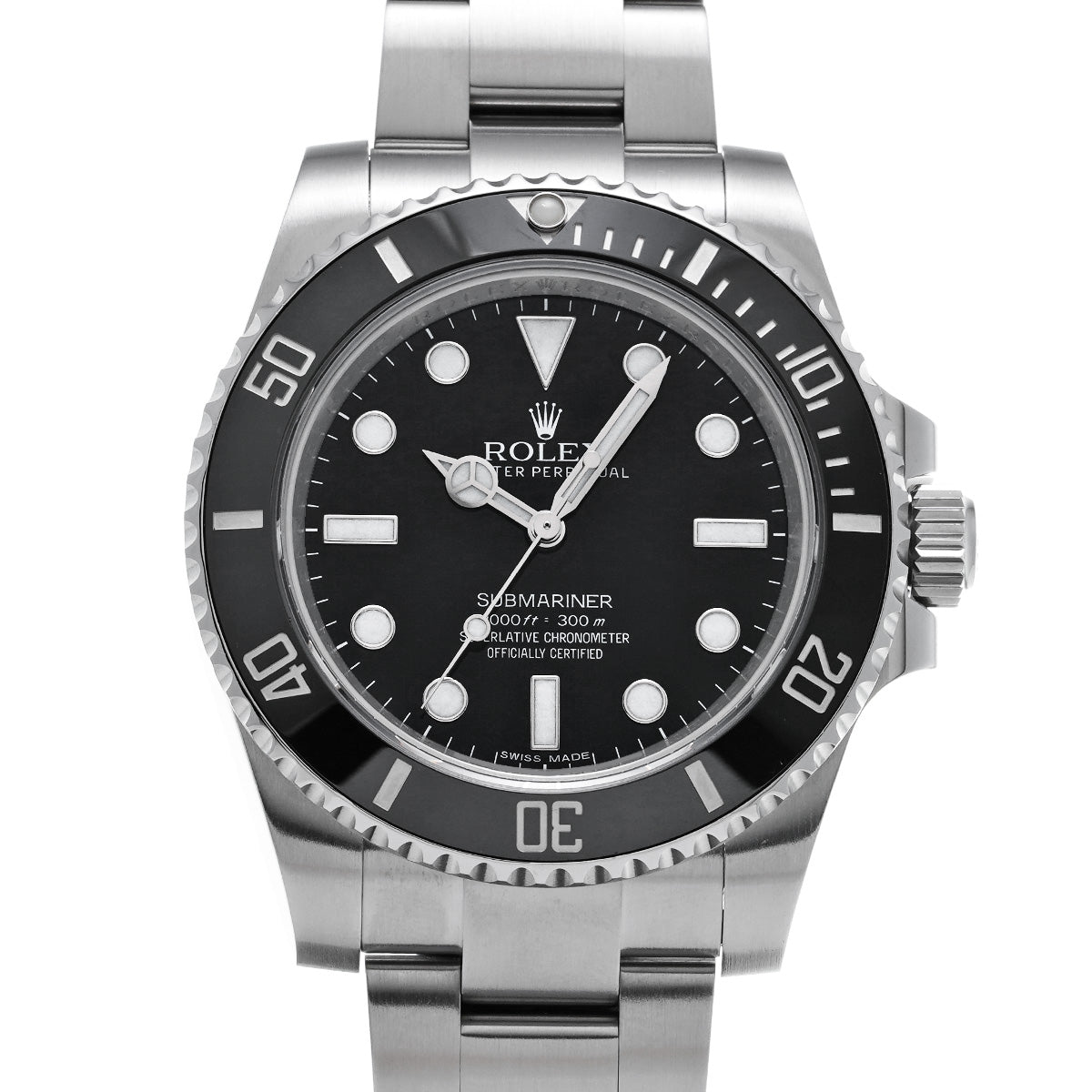 Submariner 114060 Random Serial Black ROLEX Men's [Pre-Owned].