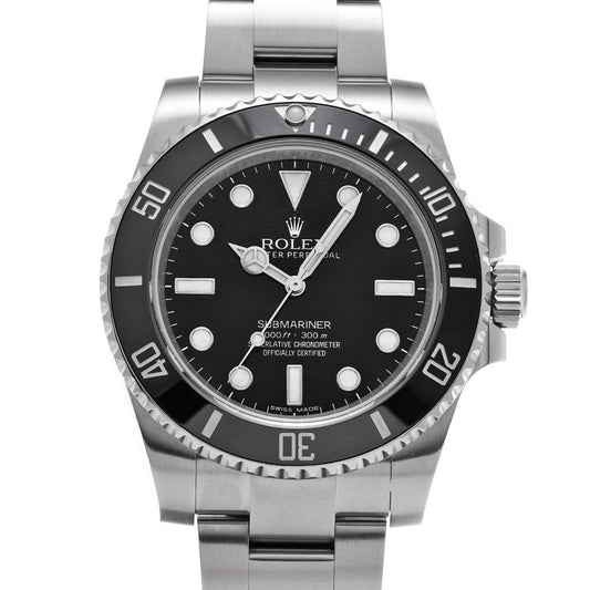 Submariner 114060 Random Serial Black ROLEX Men's [Pre-Owned].