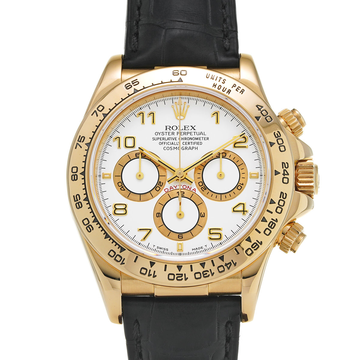 Cosmograph Daytona 16518 U (manufactured circa 1998) White ROLEX Men's [Pre-Owned].