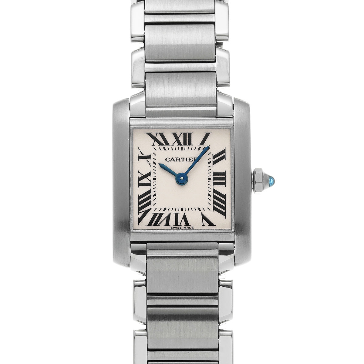 Tank Francaise SM W51008Q3 Silver CARTIER Ladies [Pre-owned]