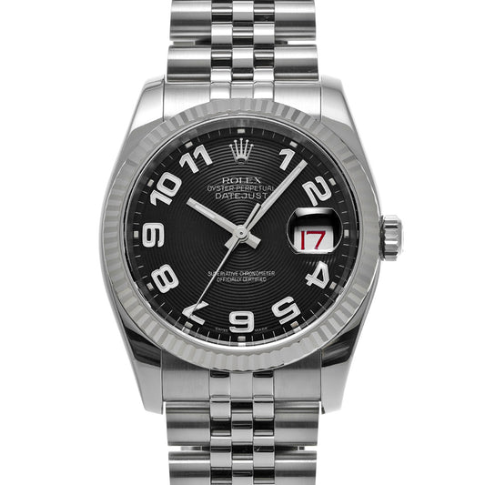 DATE JUST 116234 D (made around 2005) Black ROLEX Men's [Pre-Owned].