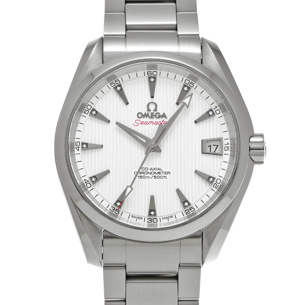 Seamaster Aqua Terra Co-Axial 231.10.39.21.54.001 White/Diamond OMEGA Men's [Pre-Owned].