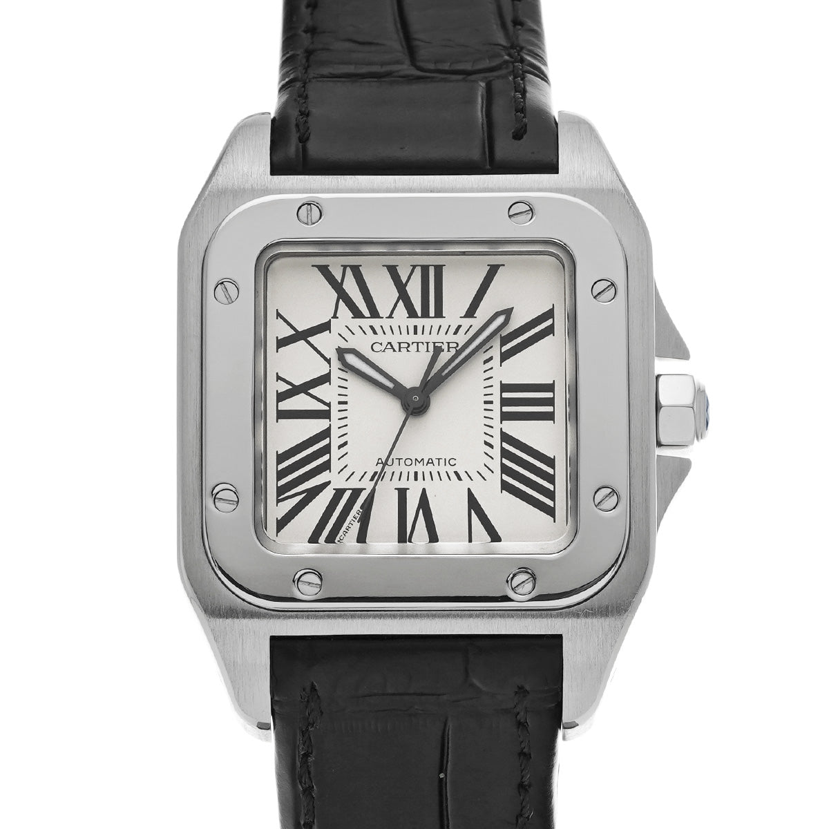 Santos 100 MM W20106X8 Silver CARTIER Unisex [Pre-owned]