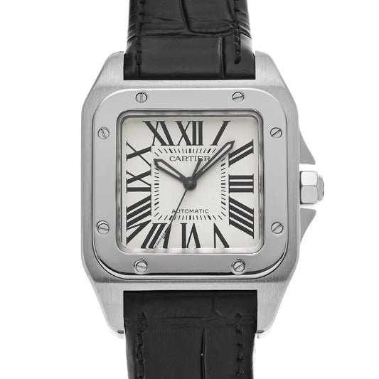 Santos 100 MM W20106X8 Silver CARTIER Unisex [Pre-owned]