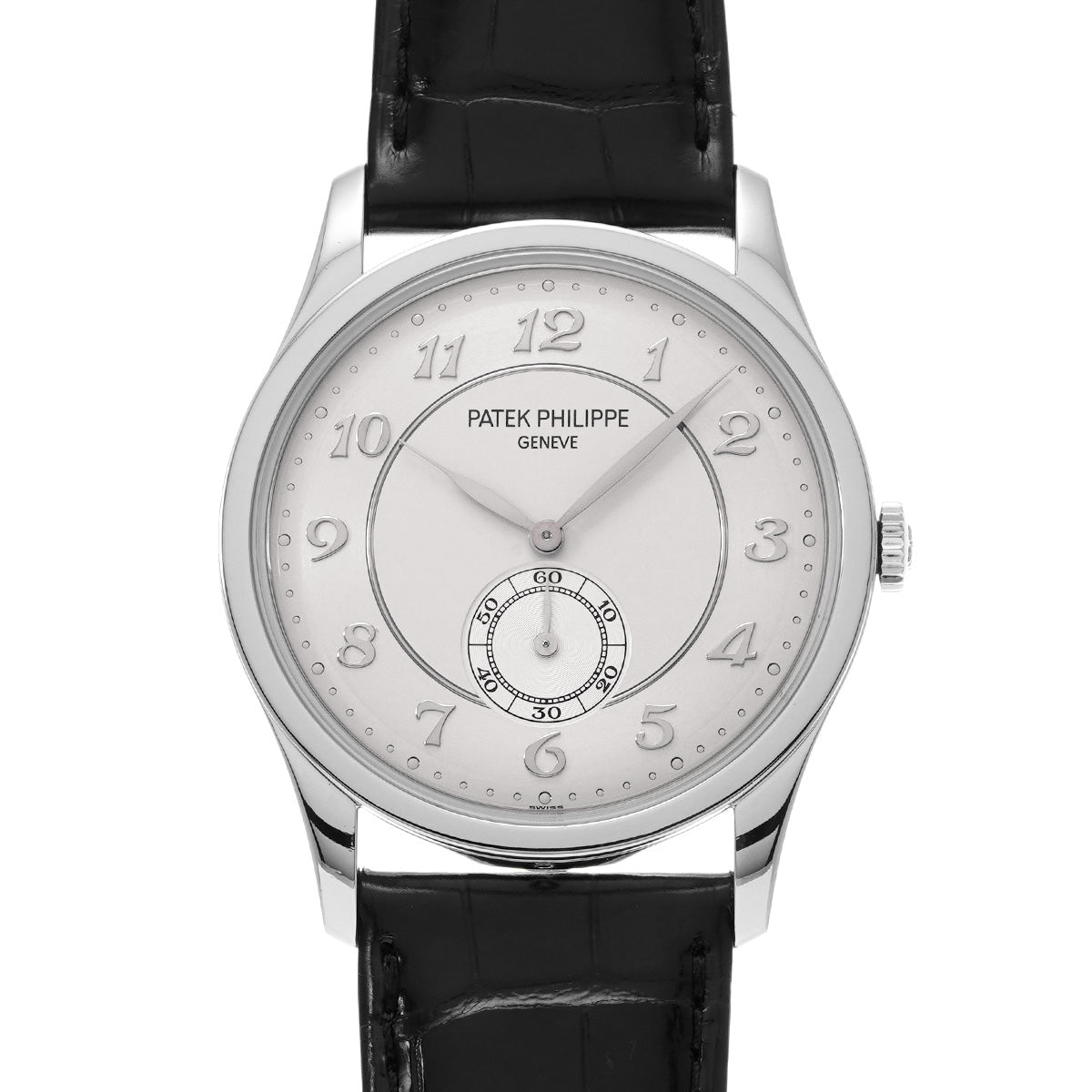 Calatrava 5196P-001 Silver PATEK PHILIPPE Men's [Pre-Owned].