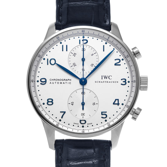 Portuguese Chronograph IW371446 Silver IWC Men's [Pre-Owned]