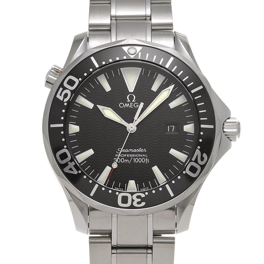 2264.50 Seamaster Professional 300 Black OMEGA Men's [Pre-owned].