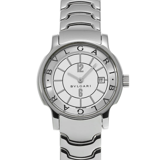 Solo Tempo ST29S White BVLGARI Ladies [Pre-owned].