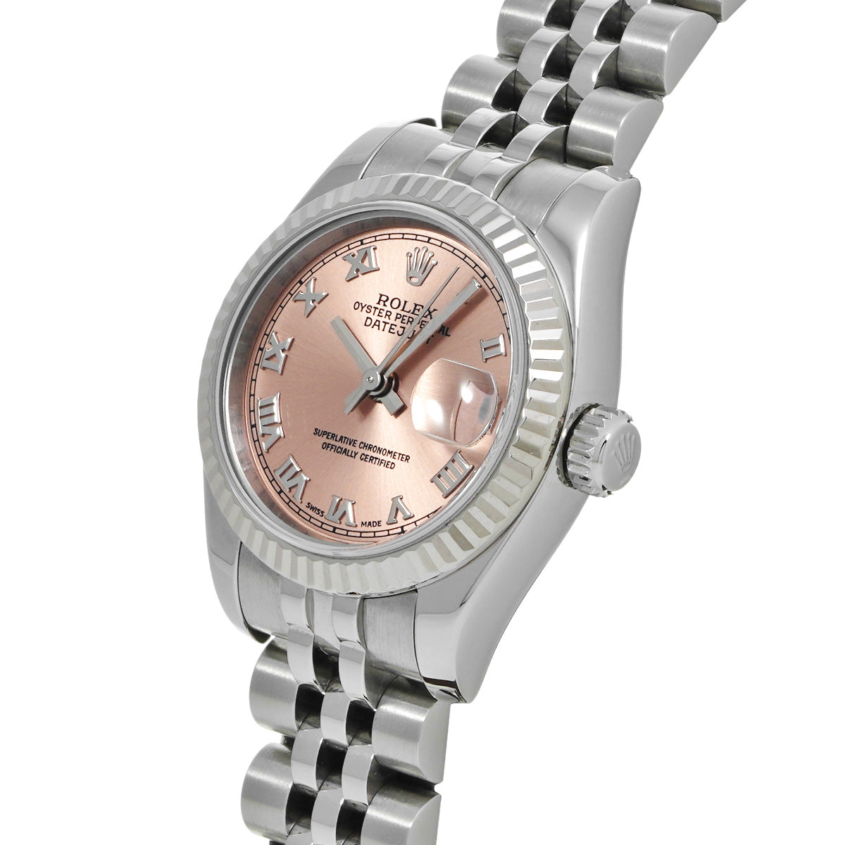 DATE JUST 179174 D (manufactured circa 2006) Pink ROLEX Ladies [Pre-Owned].