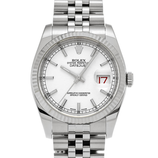 DATE JUST 116234 Random Serial White ROLEX Men's [Pre-owned].