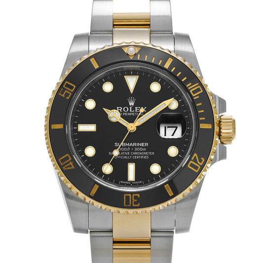 Submariner Date 116613LN Random Serial Black ROLEX Men's [Pre-Owned].