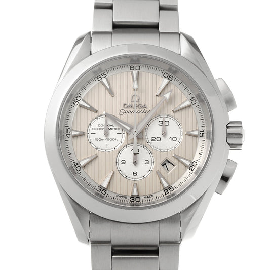 231.10.44.50.09.001 Seamaster Aqua Terra Co-Axial Chronograph Ivory/Silver OMEGA Mens [Pre-owned]