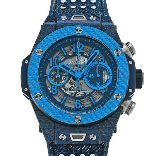 Unico Independent Blue Limited edition of 500 pieces 411.YL.5190.NR.ITI15 Skeleton HUBLOT Men's [pre-owned].