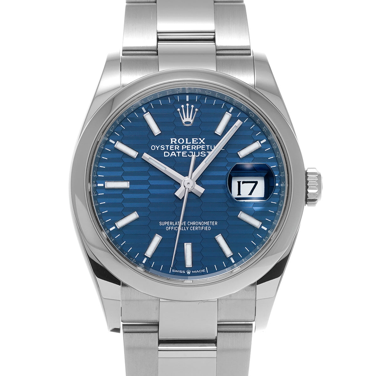 Datejust 36 126200 Random Serial Blue Fluted-Motif ROLEX Men's [Pre-Owned].