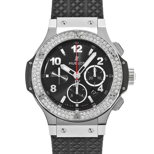 Big Bang Steel Diamond 301.SX.130.RX.114 Black HUBLOT Men's [Pre-owned]