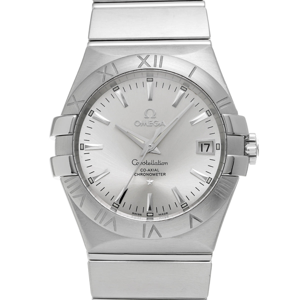 Constellation Co-Axial 123.10.35.20.02.001 Silver OMEGA Men's [Pre-Owned].