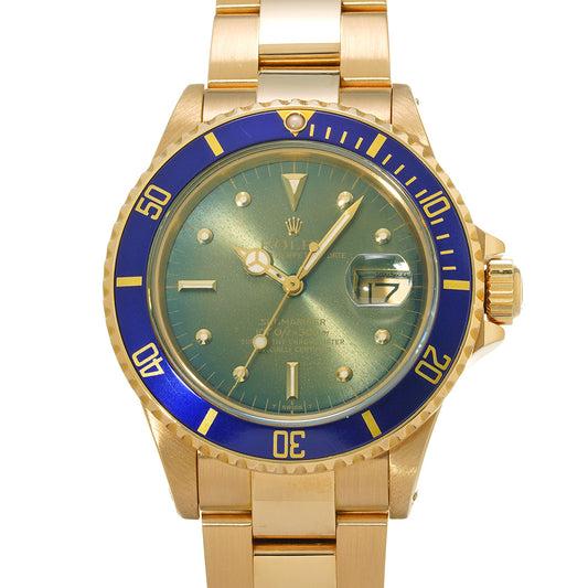 Submariner Date 16808 R (manufactured circa 1987) Blue ROLEX Men's [Pre-owned].