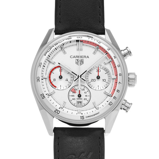 Carrera Chronosprint x Porsche Calibre TH20-08 CBS2011.FC6529 Gray TAG HEUER Men's [Pre-owned]