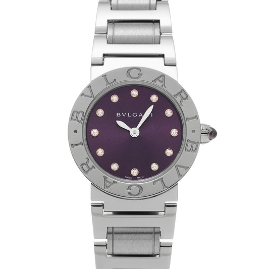 Bulgari Bulgari BBL26S Purple/Diamond BVLGARI Ladies [Pre-owned].