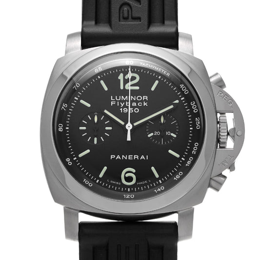 Luminor 1950 Chrono Flyback PAM00212 H No. (manufactured in 2005) Black PANERAI Men's [Pre-Owned]