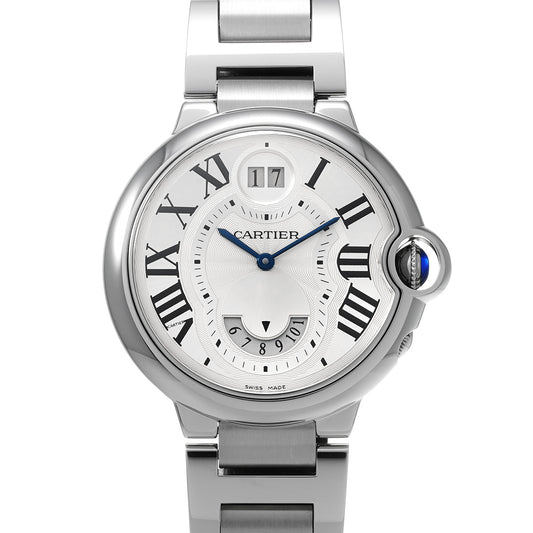 Ballon Bleu de Cartier 2 time zone W6920011 Silver CARTIER Men's [Pre-Owned].