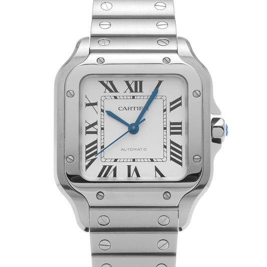 Santos de Cartier MM WSSA0029 Silver CARTIER Men's [Pre-owned]