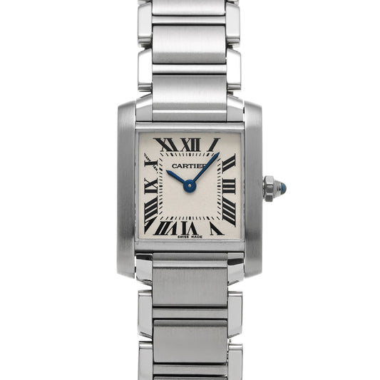 Tank Francaise SM W51008Q3 Silver CARTIER Ladies [Pre-owned]