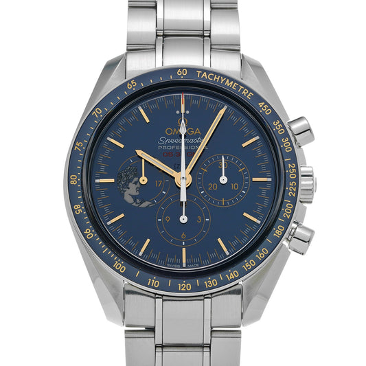 Speedmaster Moonwatch Professional Apollo 17 45th 311.30.42.30.03.001 Blue OMEGA Men's [Pre-Owned].