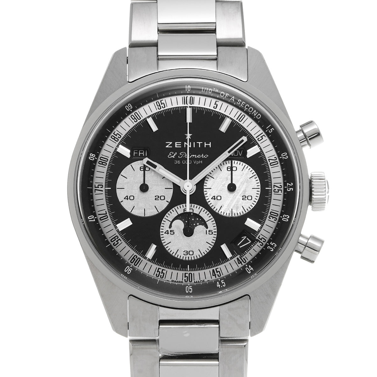Chronomaster Original Triple Calendar Hodinkee 03.3401.3610/21.M3200 Black/Meteorite ZENITH Men's [pre-owned]